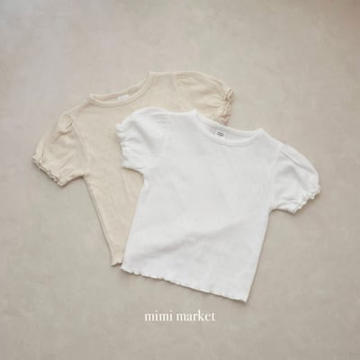 mimi market15 (75-90cm)  泡泡袖素色上衣2