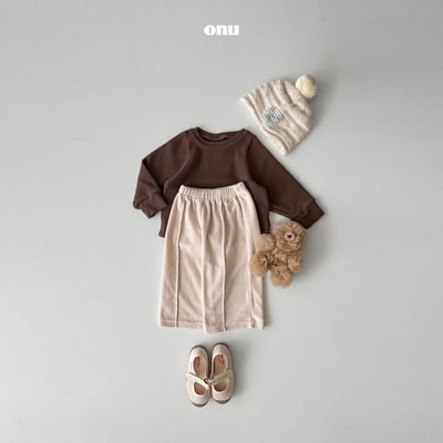 onu 43｜(70cm-115cm) 絲絨摺撊寬褲12