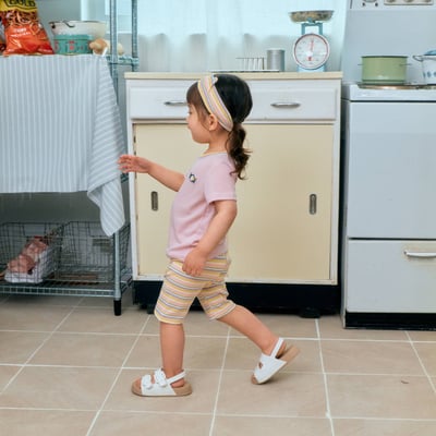 1st blue17｜(~93-118cm) 條紋緊身短褲3