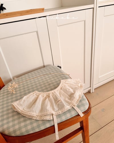 Valubebe81｜(65-90) 蕾絲花邊摺邊披肩8