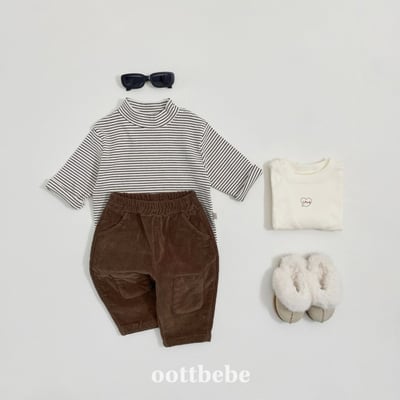 Oottbebe70｜(1y-7y)   燈芯絨補丁造型褲7