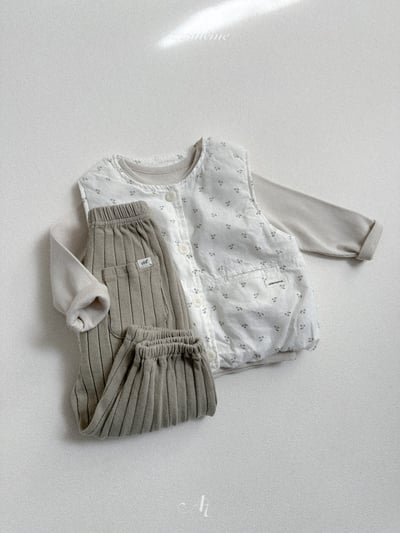 Atomeme40｜(70-110) 印花鋪棉背心8