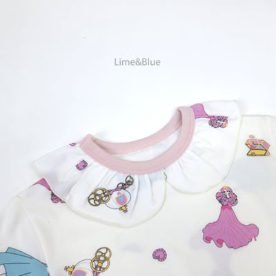 LIME&BLUE36｜(80-118cm MOM)  公主荷葉邊親子套裝17