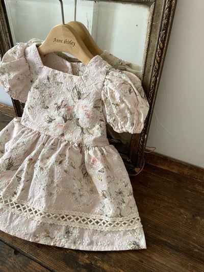 Anne Shirley29｜(3m-18m) 3色古典玫瑰花卉洋裝包屁20