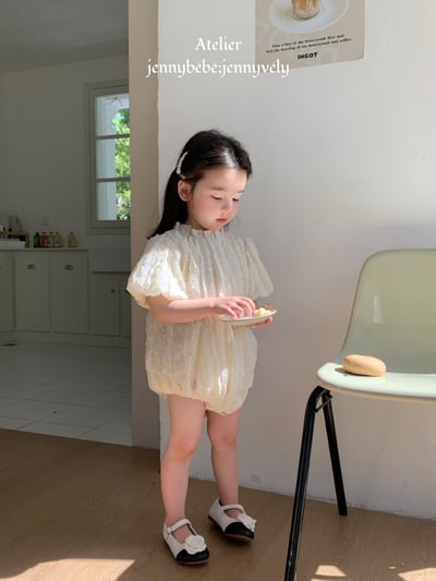 JE17｜(66-120cm) 浪漫抓皺包屁衣/洋裝11