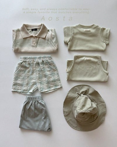 AOSTA31｜(1y-5y) 3款針織領條紋襯衫23