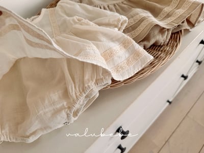 Valubebe82｜(65-80) 蕾絲刺繡包屁洋裝17