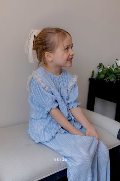 M-KIDS08｜(65-115cm) 浪漫褶皺套裝13