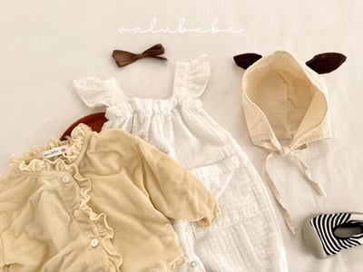 Valubebe 45｜(65-90cm) 花邊鈕釦外套4