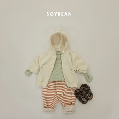 Soybean50｜(75cm-118cm) 寬鬆磨毛素面上衣16