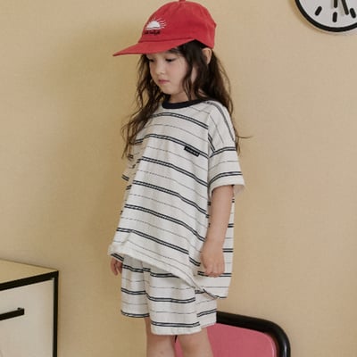 BEAN15｜(65-120cm) 條紋套裝8