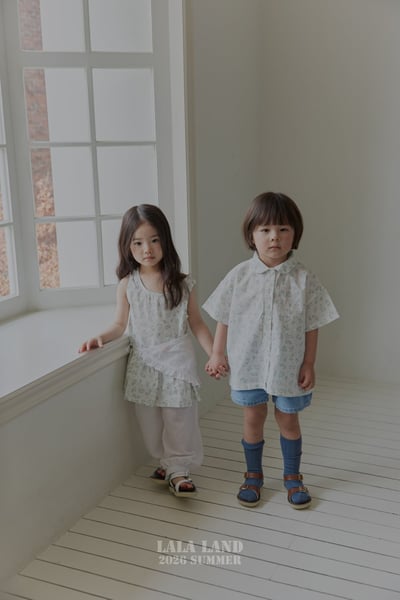 lala land48｜(75-120cm) 2色格紋/印花襯衫14