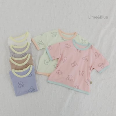 LIME&BLUE20｜(80-118cm)  青檸泰迪熊套裝3