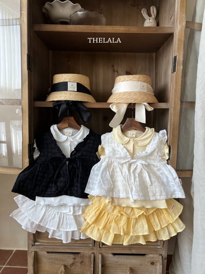 thelala22｜ (70-115) 雕花綁帶背心9