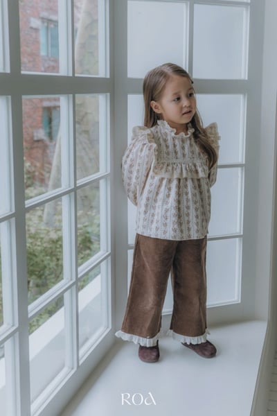 ROA27｜(80cm-120cm) 2色蝴蝶結直筒長褲4