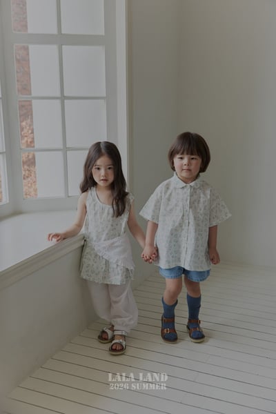 lala land47｜(75-120cm) 2色格紋/印花洋裝14