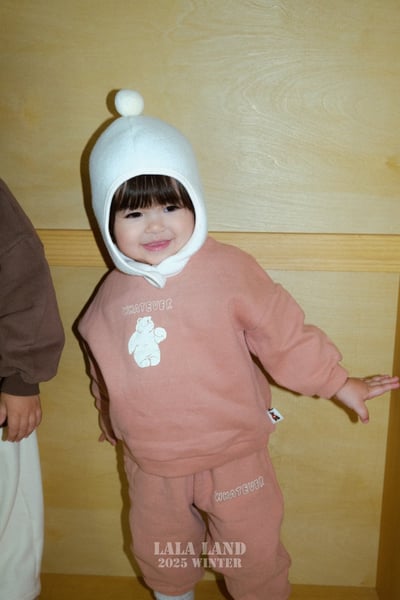 lala land21｜(60cm-83cm) 3色小雪熊刷毛休閒上衣4