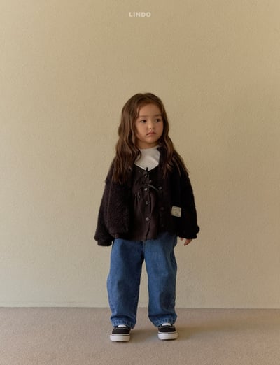 Lindo74｜(80cm-125cm) 柔軟素面開襟外套14