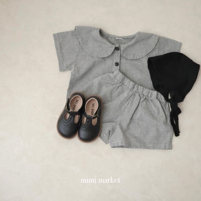 mimi market09 (75-90cm)  格子簡約短褲7