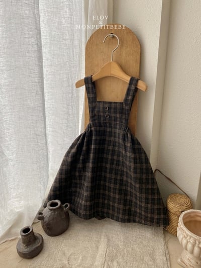 Monpetitbebe09｜(70cm-110cm) 復古吊帶洋裝9