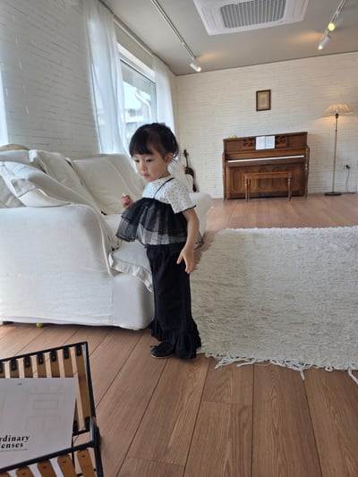 Color15｜(75-115cm) 細肩薄紗背心6