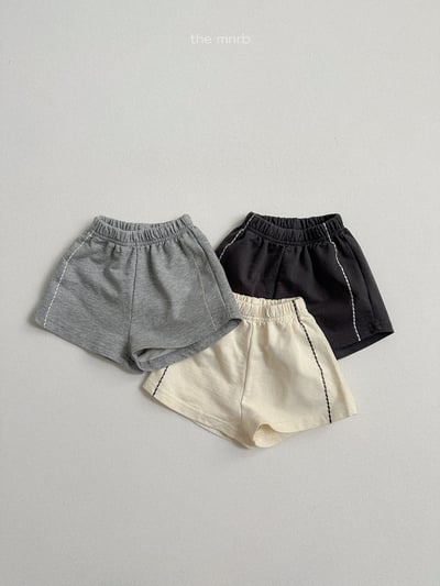 MiniRobe14｜(70-110) 壓線休閒短褲7