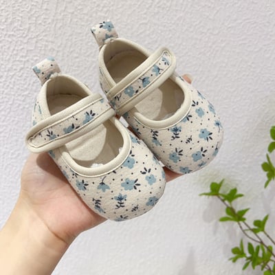 碎花棉布學步鞋14
