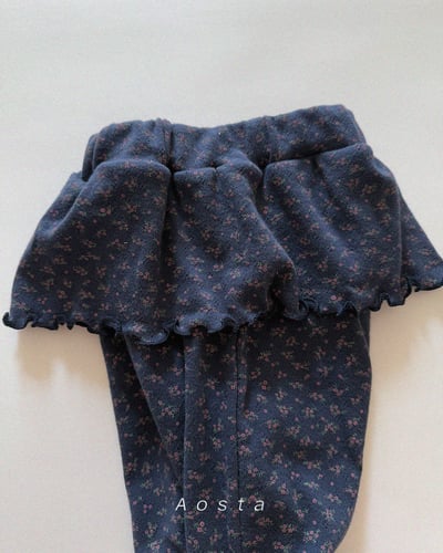 AOSTA29｜(6m-5y) 捲邊裙襬長褲6