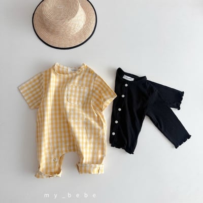 my_bebe16｜(58-72cm) 短袖連身包屁褲17