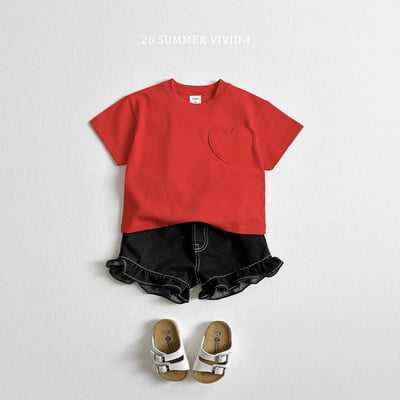 vivid42｜(78cm-125cm) 3款愛心造型口袋上衣9
