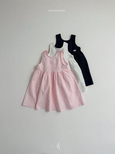 Atomeme14｜(70-110) 抓皺簡約洋裝10