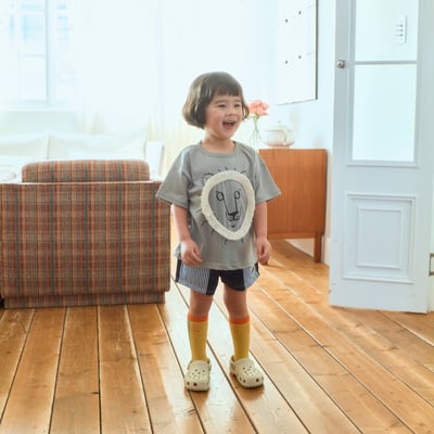 1st blue27｜(~93-118cm) 獅子設計上衣3