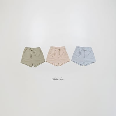 bebe nine23  (65cm-115cm) 3色抽繩口袋褲2