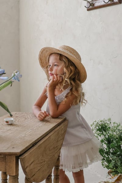 FLO26｜(75-140) 蕾絲胸皺背心19