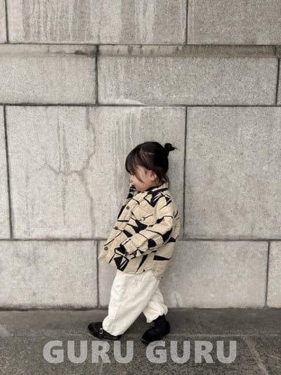 GURU GURU16｜(6m-24m) 2色印花夾層棉外套4