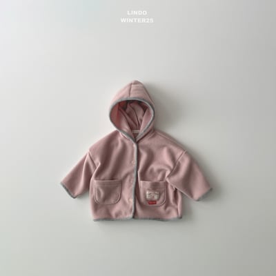 Lindo76｜(80cm-125cm) 磨毛連帽外套7