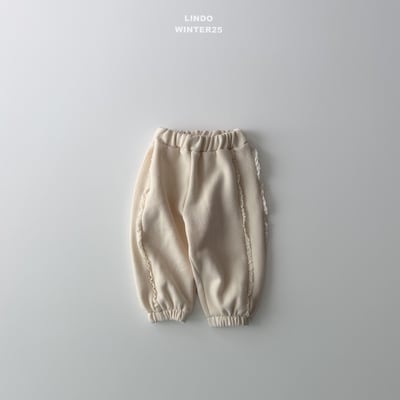 Lindo62｜(80cm-125cm) 蕾絲休閒縮口褲5