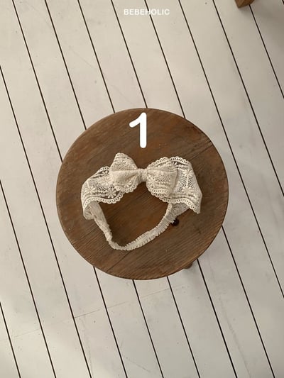 Bebe holic54｜(Free) 蕾絲花邊髮帶1