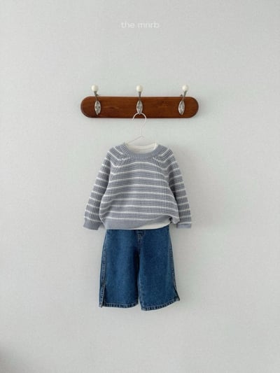 MiniRobe25｜(70-110) 開衩牛仔褲11