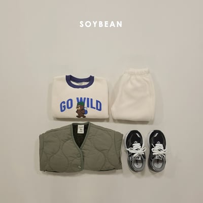 Soybean63｜(75cm-118cm) 絎縫刷毛口袋外套12