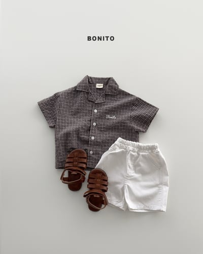 Bonito49｜(75cm-125cm) 5色特製純棉五分褲15