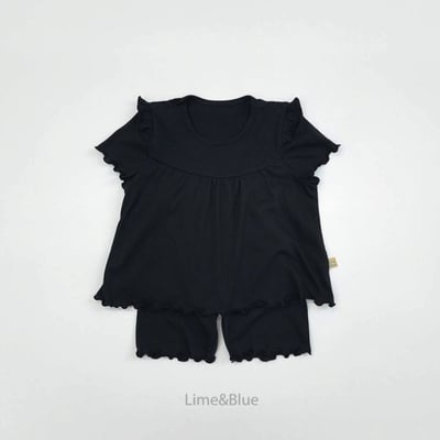 LIME&BLUE23｜(80-118cm)  優格木耳邊套裝7