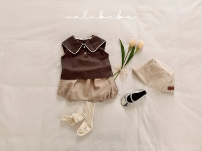 Valubebe 10｜(65-90cm) 無袖大領襯衫9