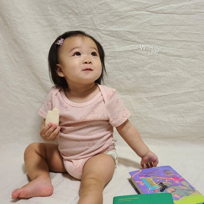 LIME&BLUE06｜(55-80cm)  熊熊室內包屁衣16