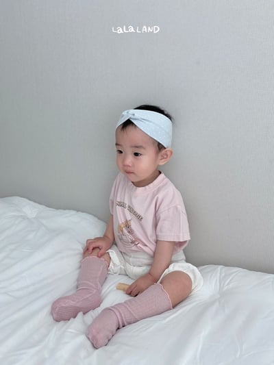 lala land10｜(3m-18m) 2色荷葉滾邊透氣五分褲9