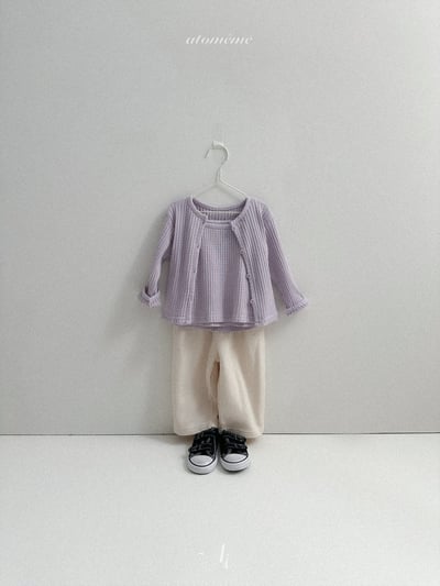 Atomeme38｜(70-110) 華夫格直筒長褲7