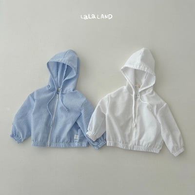 lala land53｜(75-120cm) 2色泡泡紗連帽拉線外套20