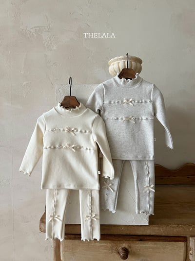 thelala36｜ (1y-6y) 蝴蝶結捲邊內搭褲2