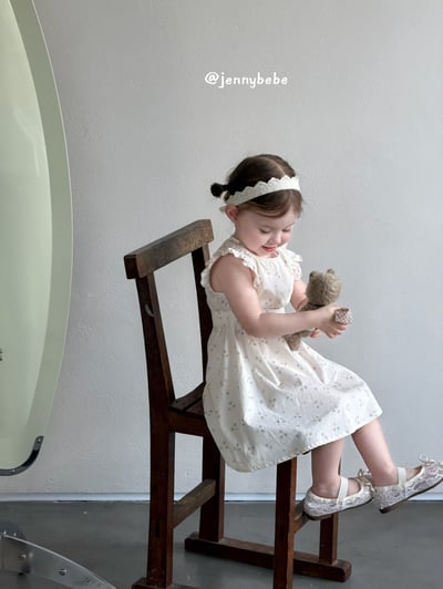 JE731｜(80-120cm) 小碎花背心洋裝5