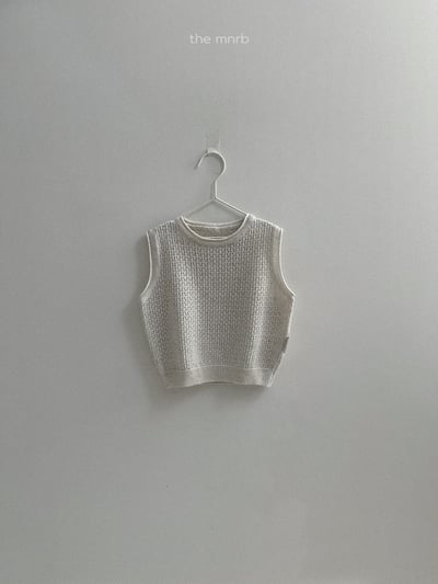 MiniRobe33｜(70-110) 鏤空針織背心3